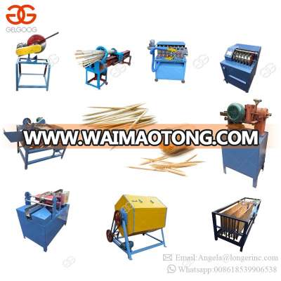 Factory Price Raw Material Bamboo Tooth Picker Processing Line Equipment BBQ Incense Stick Making Machine To Make Toothpicks